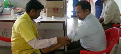 Medical check up camp at APAR Industries